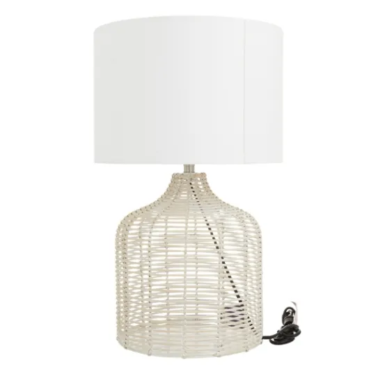 Kirkland's Home Woven Rattan Table Lamp- Table Lamps