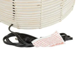 Kirkland's Home Woven Rattan Table Lamp- Table Lamps