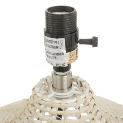 Kirkland's Home Woven Rattan Table Lamp- Table Lamps
