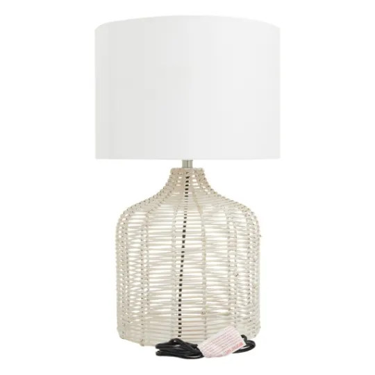 Kirkland's Home Woven Rattan Table Lamp- Table Lamps