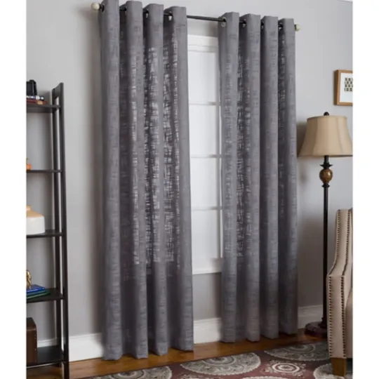 Kirkland's Home Woven Single Curtain Panel, 84 In.- Curtains & Drapes