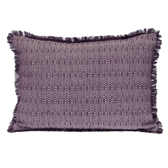Kirkland's Home Woven Stripes Fringe Lumbar Pillow- Pillows