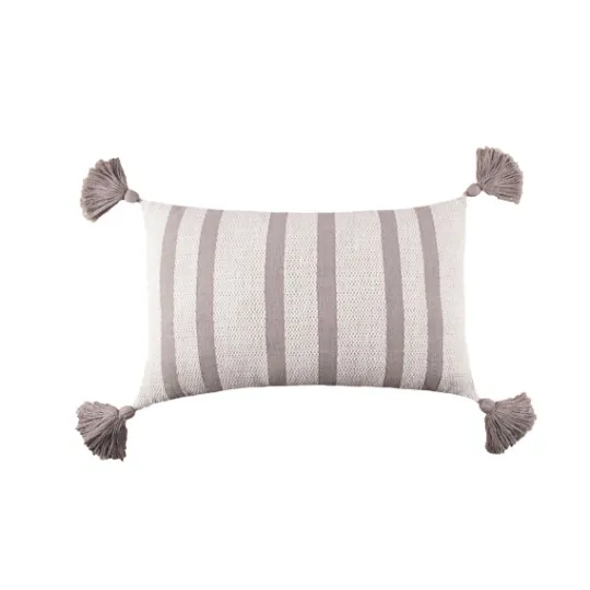Kirkland's Home Woven Tasseled Lumbar Pillow- Pillows