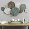 Kirkland's Home Woven Textured Metal Plates Wall Sculpture- Wall Plaques