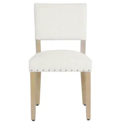 Kirkland's Home Woven Upholstered Dining Chairs, Set Of 2- Dining Chairs