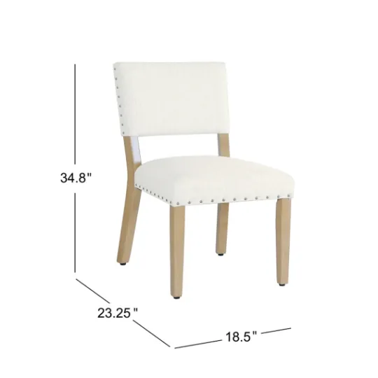 Kirkland's Home Woven Upholstered Dining Chairs, Set Of 2- Dining Chairs