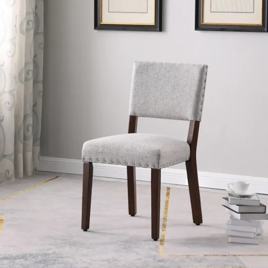 Kirkland's Home Woven Upholstered Dining Chairs, Set Of 2- Dining Chairs