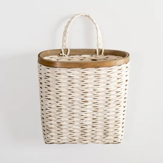 Kirkland's Home Woven Wall Pocket- Wall Storage