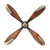 Kirkland's Home Wright Brass Airplane Propeller Wall Plaque- Wall Plaques
