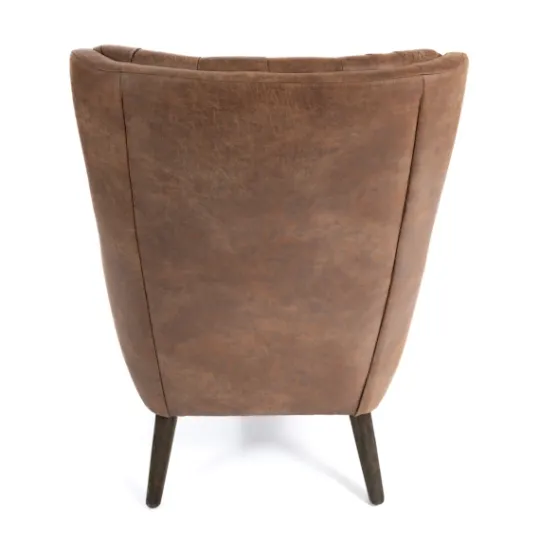 Kirkland's Home Wyatt Chester Faux Leather Accent Chair- Accent Chairs