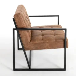 Kirkland's Home Wyatt Faux Leather Accent Chair- Accent Chairs