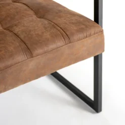 Kirkland's Home Wyatt Faux Leather Accent Chair- Accent Chairs