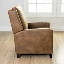 Kirkland's Home Wyatt Faux Leather Recliner- Accent Chairs