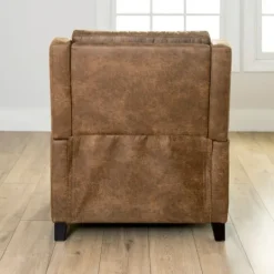 Kirkland's Home Wyatt Faux Leather Recliner- Accent Chairs