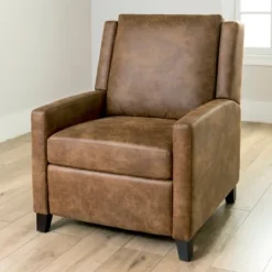 Kirkland's Home Wyatt Faux Leather Recliner- Accent Chairs