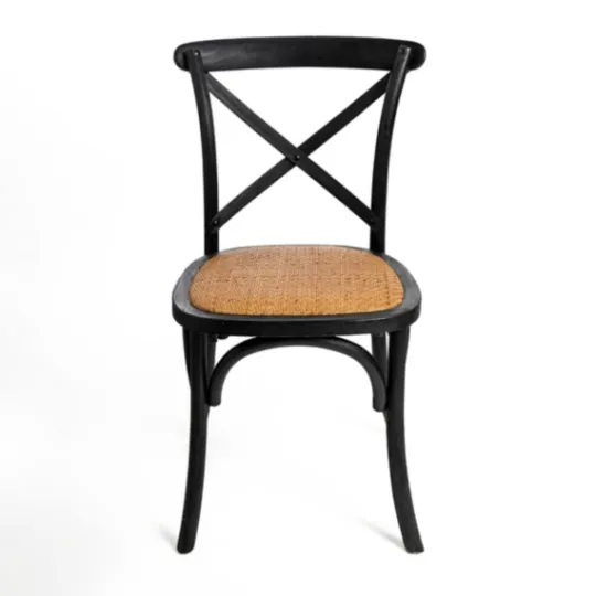 Kirkland's Home X Frame Cane Seat Dining Chair- Dining Chairs