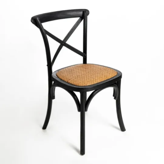 Kirkland's Home X Frame Cane Seat Dining Chair- Dining Chairs