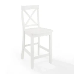 Kirkland's Home X-Back Farmhouse Counter Stools, Set Of 2- Bar Stools & Counter Height Stools