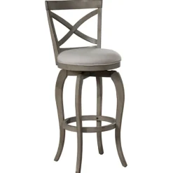 Kirkland's Home X-Back Swivel Bar Stool- Bar Stools & Counter Height Stools