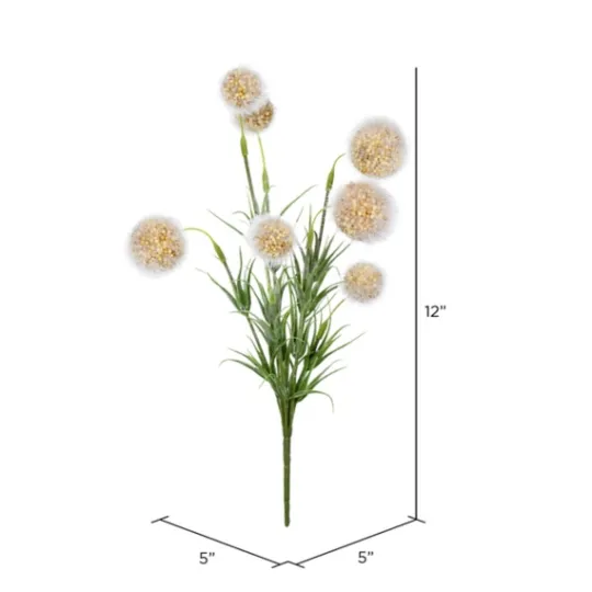 Kirkland's Home Yellow Floral Pom-Pom Bundles, Set Of 6- Stems & Bouquets