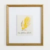 Kirkland's Home Yellow Free Bird Gold Framed Art Print- Framed Art