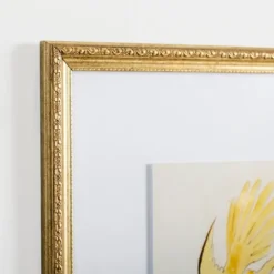 Kirkland's Home Yellow Free Bird Gold Framed Art Print- Framed Art