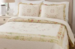 Kirkland's Home Yellow Prairie Bloom King Bedspread- Bedspreads & Coverlets