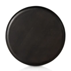 Kirkland's Home Zach Charcoal Wood Pedestal End Table- Accent & End Tables