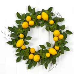 Kirkland's Home Zesty Lemon Fresh Wreath- Wreaths