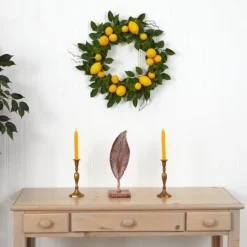 Kirkland's Home Zesty Lemon Fresh Wreath- Wreaths