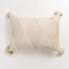 Kirkland's Home Zoey Diamond Tufted Lumbar Pillow- Pillows
